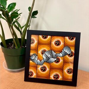 Handmade Pokemon Energy Card Mosaic Art - Geodude